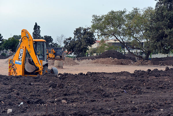 работы на территории парка Нахаль-Галим, фото: Гай Асаяг