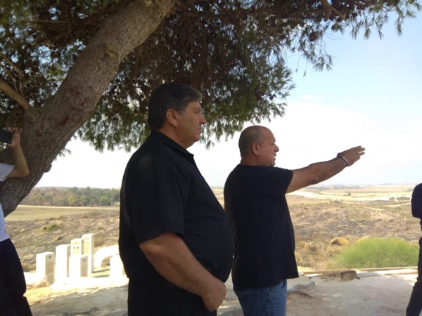 Дани Атар посетил объекты в Негеве, где производятся работы в рамках различных проектов ЕНФ-ККЛ