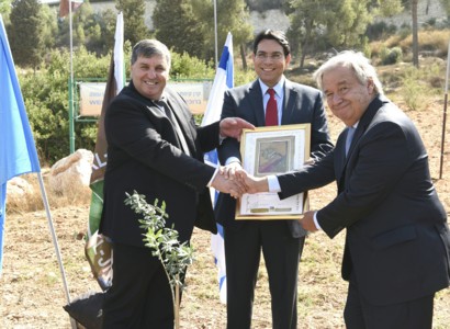 Генеральный секретарь ООН Антониу Гутерреш - гость Еврейского Национального Фонда – Керен Каемет ле-Исраэль